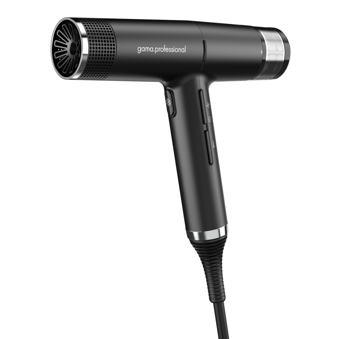 GA.MA iQ1 Black Hairdryer