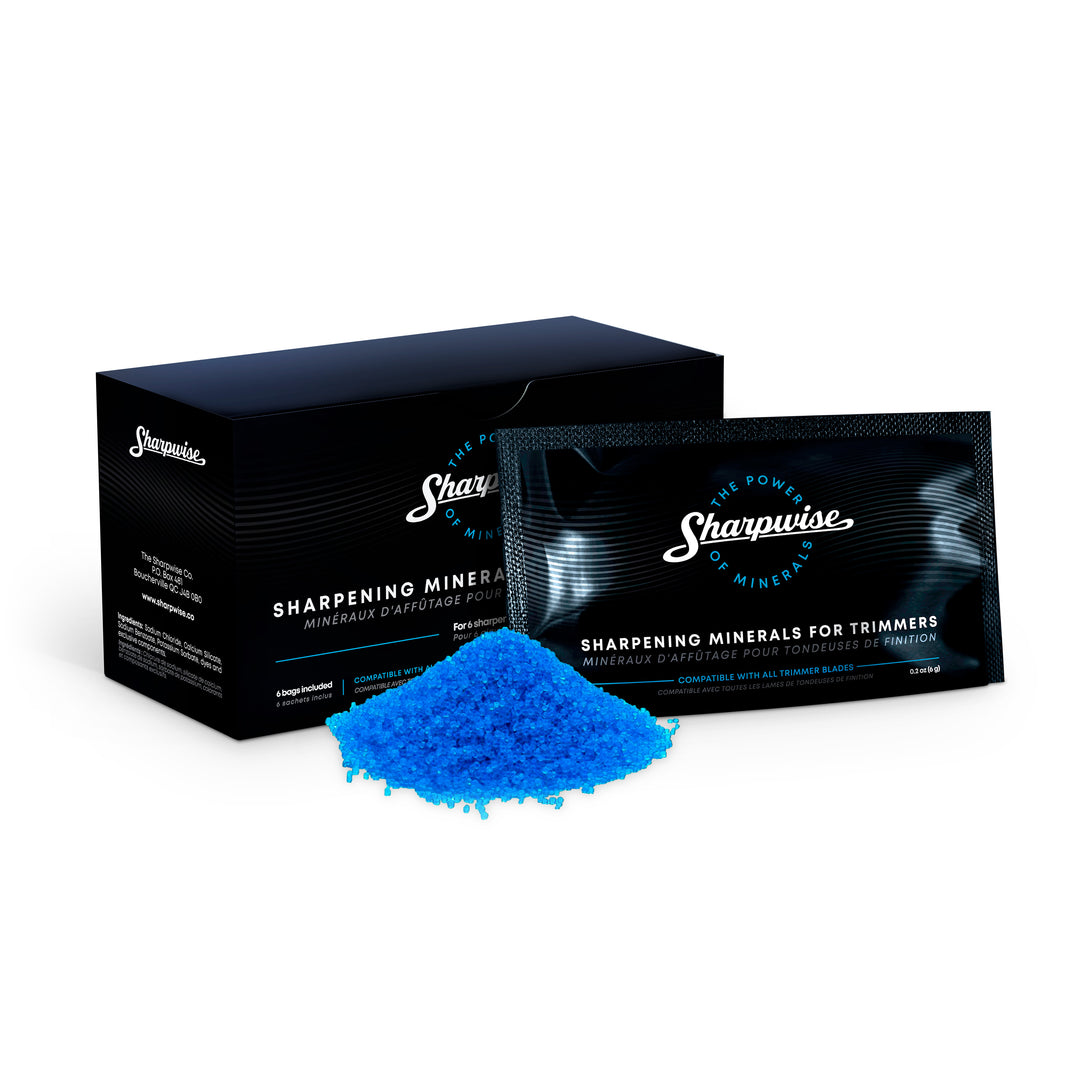 Sharpening minerals for trimmers 6-pack