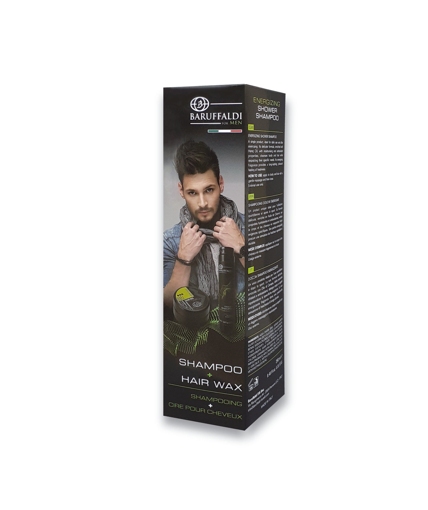 Baruffaldi Duo-pack Shampoo/ultra matt wax