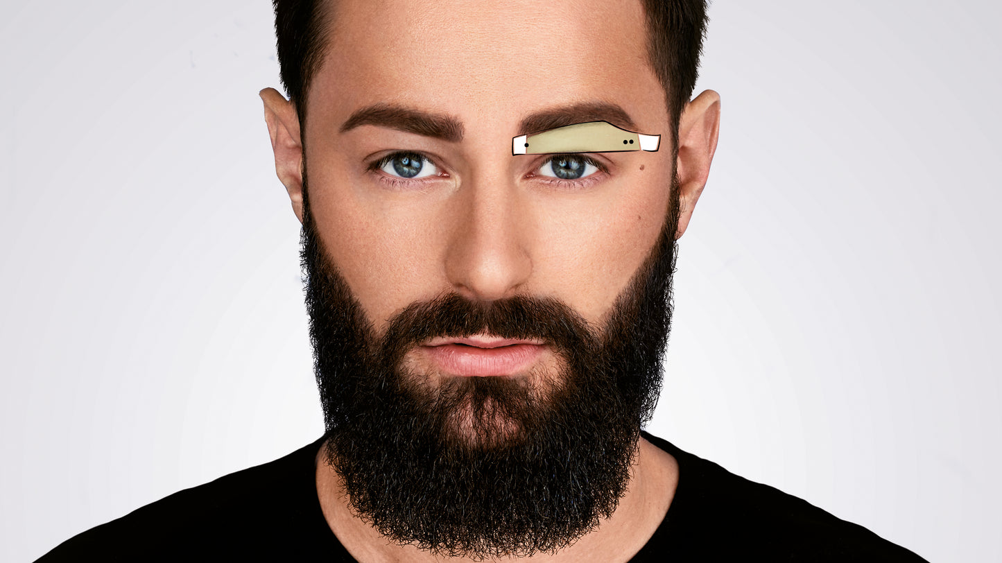 Brow Wax Strips Men Professional 10