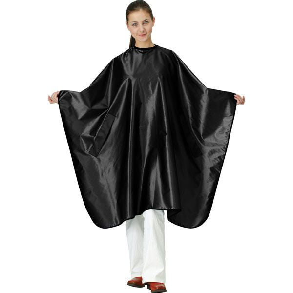 Satin Cape Black