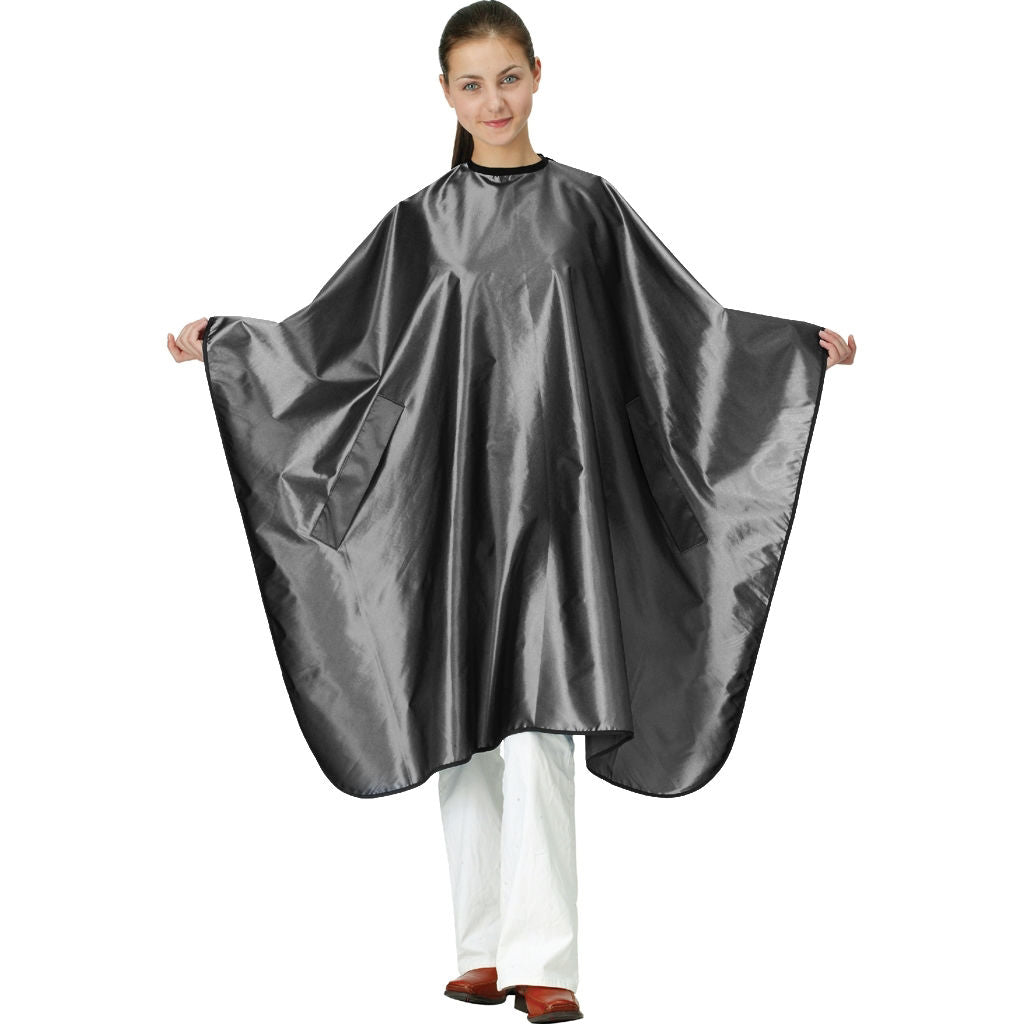 Satin Cape Gunmetal