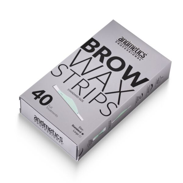 Andmetics Brow  Wax Strips 40