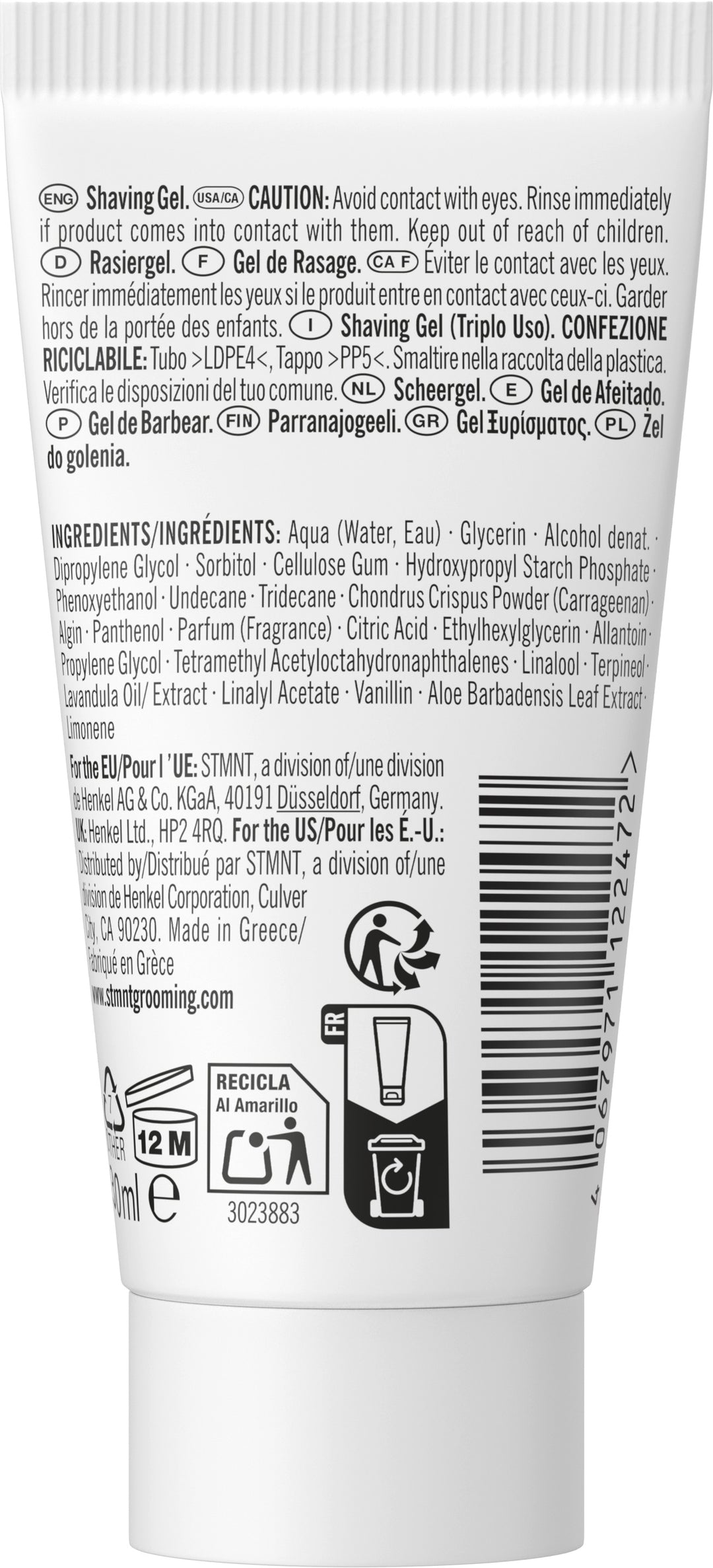 STMNT Shaving Gel 30ml