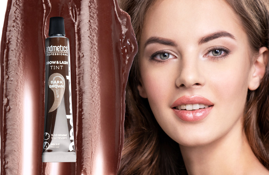 Andmetics Brow & Lash Tint dark brown