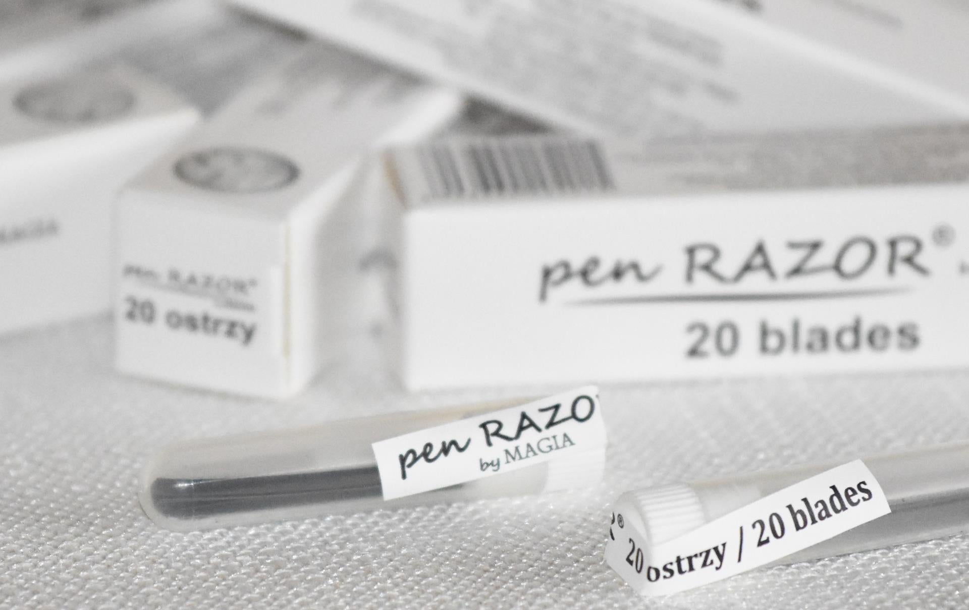 Pen Razor Blades 20 Stk – Hair Collection AS