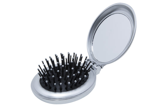 Olivia Garden grå børste med speil